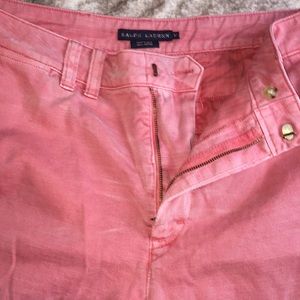 Ralph Lauren Pink Ankle Jeans
